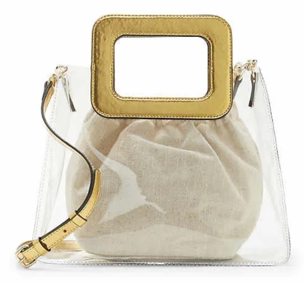 Vince Camuto Kenni Satchel Bag in Gold Sunny NWT